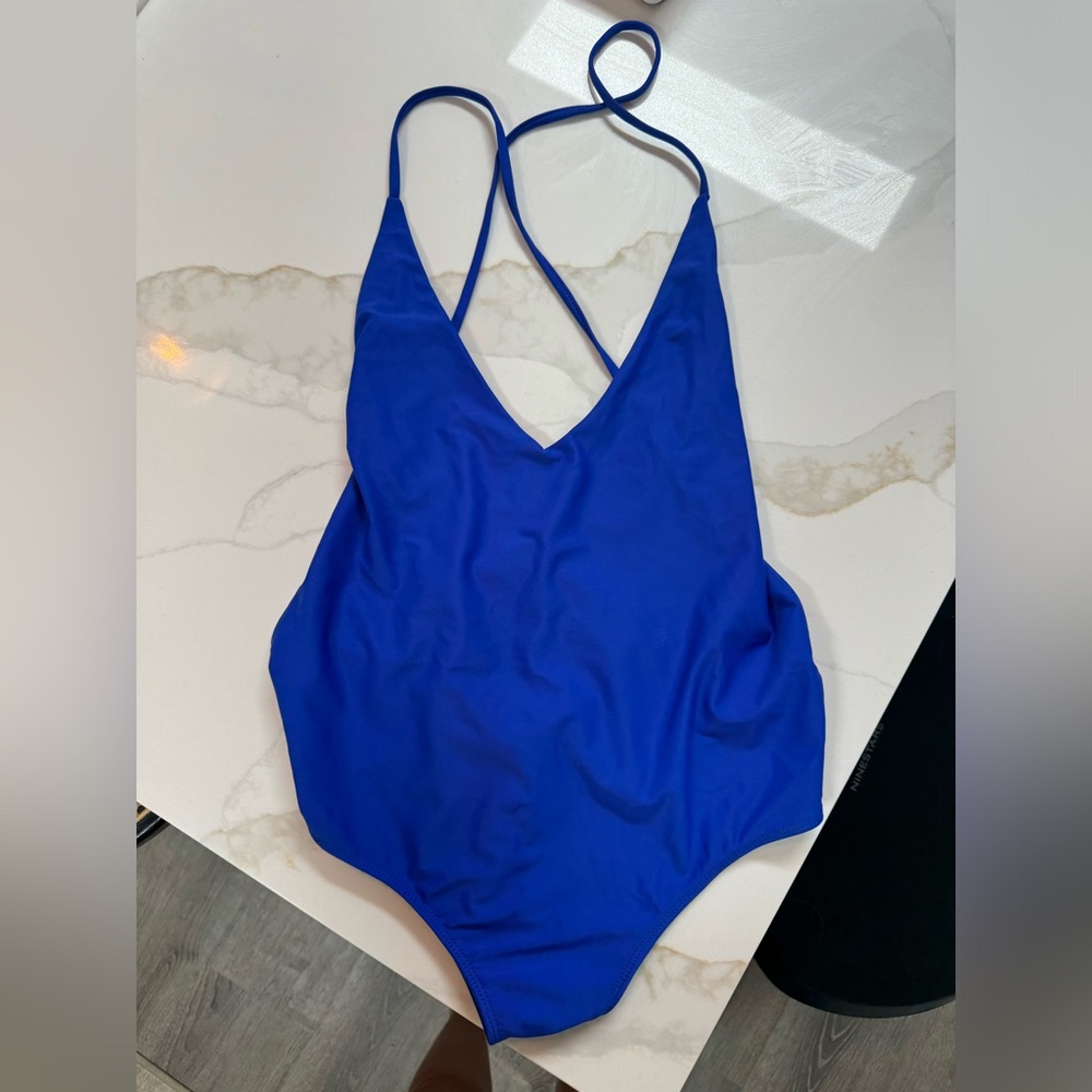 BEACH RIOT Royal Blue one piece swimsuit